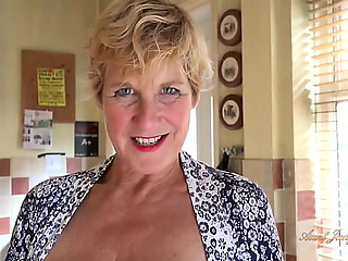 AuntJudys' 58-year-old housewife Ms. Molly pleases with arousing POV facial cumshot.